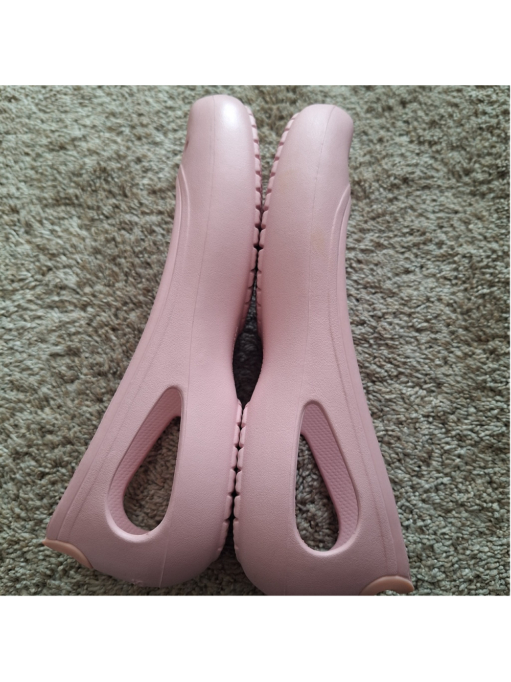 Crocs Womens Sz 9 Kadee Ballet Flats Slip On Closed Toe Comfort Shoes Light Pink - Picture 2 of 7